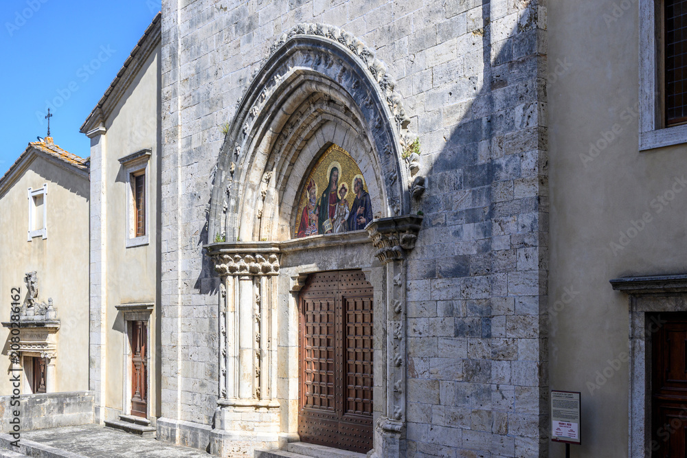 Obraz premium San Casciano dei Bagni, Toscana, centro storico