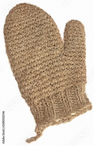 Gant de bain exfoliant de crin et sisal