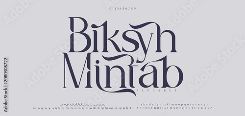 Foto Biksyh Mintab Beauty fashion luxury classic letters serif fonts decorative wedding vintage retro logos