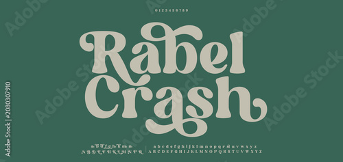 Canvastavla Elegant ligature alphabet letters font logo