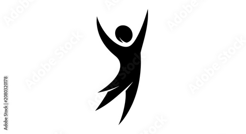 Black silhouette of a soaring bat against a white background, flying
