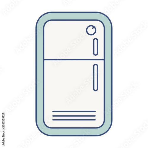 Flat smartphone vector icon