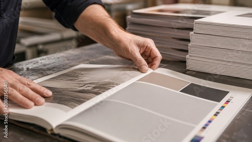 Book Printing Proof Alignment Inspection