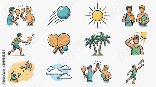 Photography Vector illustration set of diverse animals and birds.