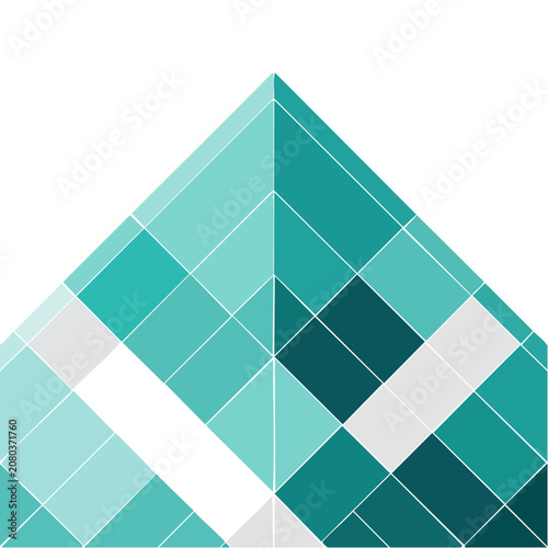 Low Poly Geometric Mountain Vector