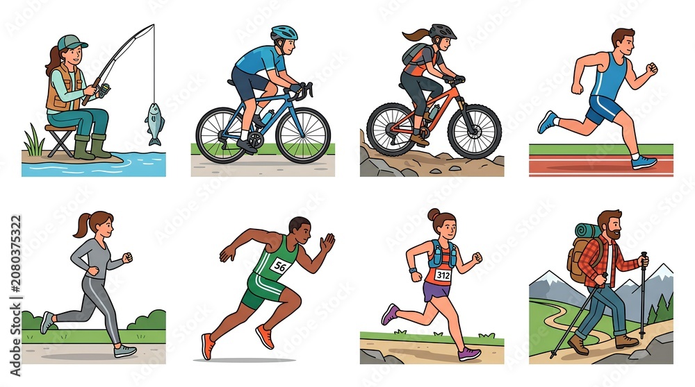 Obraz premium Sports Vector Collection