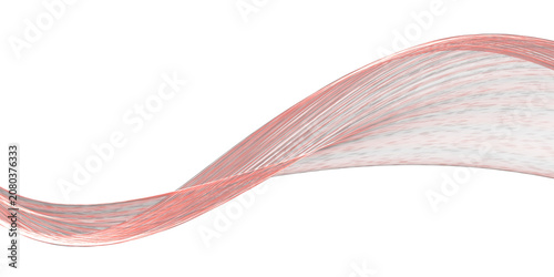 Abstract Soft Pink Flowing Wave