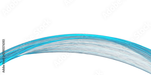 Abstract Cyan and White Digital Wave