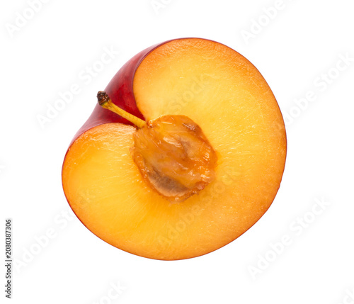 half of plum