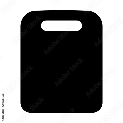Cutting Board Solid Icon, Kitchen Chopping, Wood Utensil, Tool