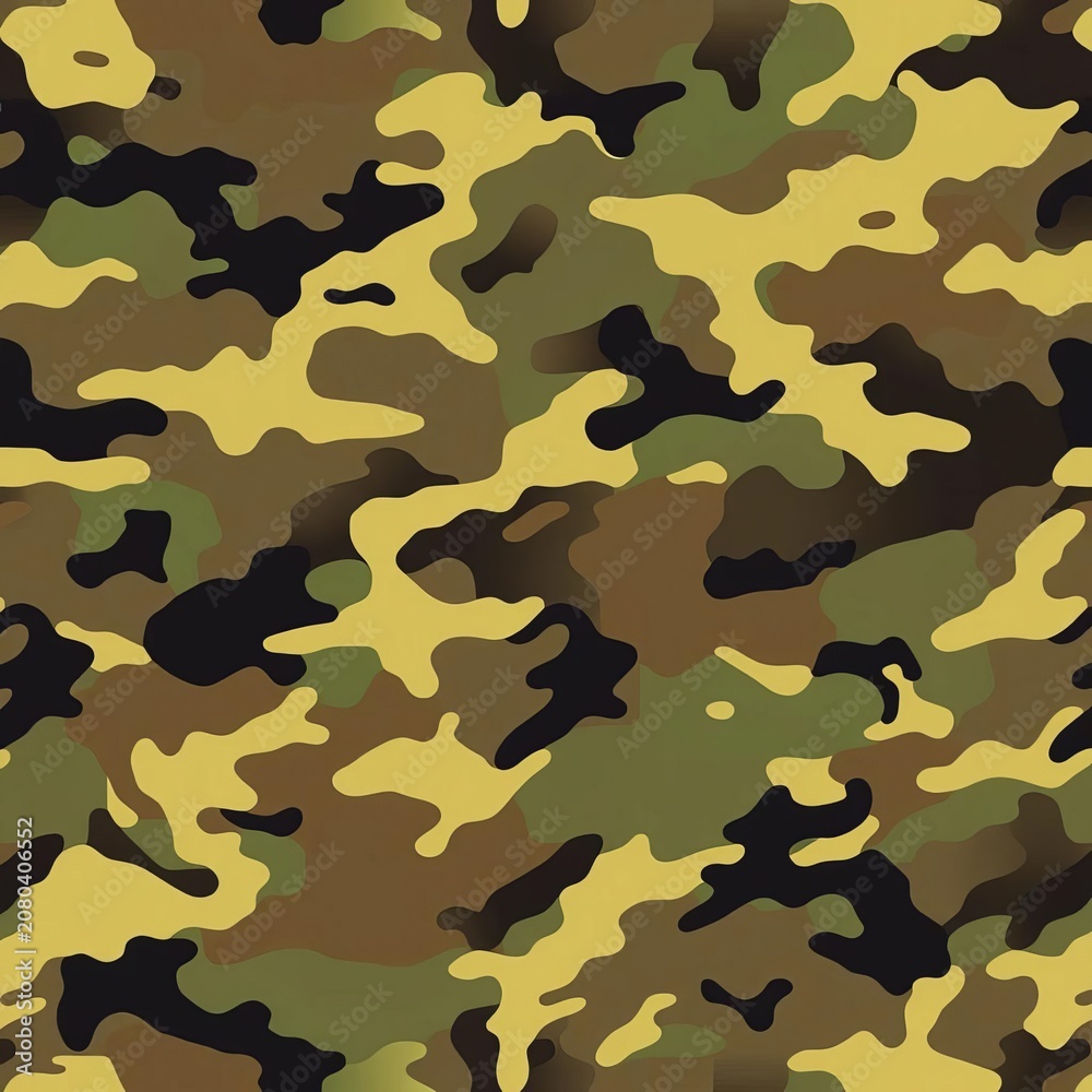 Fototapeta premium Vector illustration of seamless camouflage design for apparel, ||seamless, modern