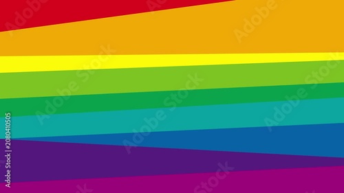 Rainbow flag diagonal stripes representing lgbtq+ pride and diversity