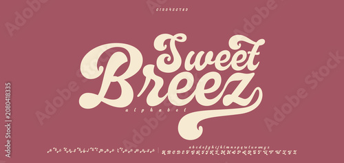 Canvastavla Beauty Luxury font alphabet logo