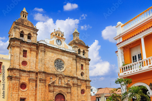 Cartagena, Colombia. Church of St Peter Claver.