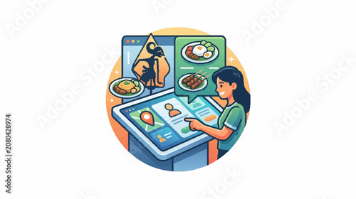 People Working on Laptops with Healthy Food Bowls