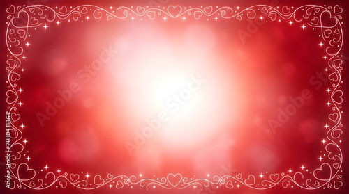 Soft Radial Gradient Background with Ornate Gold Frame in Warm Tones