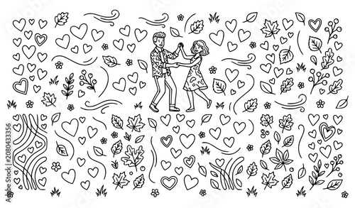 Pet care outline icons set veterinary dog cat grooming and training vector eps10