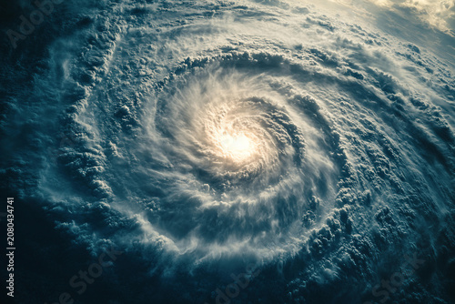 Generative AI illustration of nature global changes devastation showing impact of climate change global warming