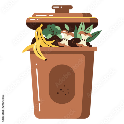  Compost Bin with Food Scraps Eco