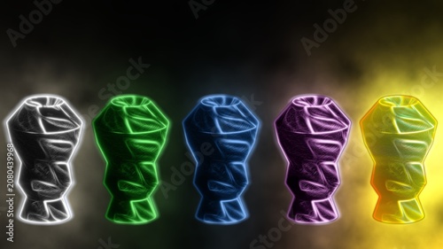Foto 8K 3D E-Sports Trophy Collection Gaming Reward Rarity Tiers Black Background