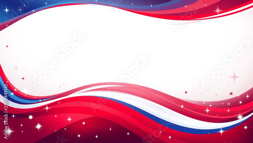 Abstract Patriotic Soccer Background for World Cup Theme