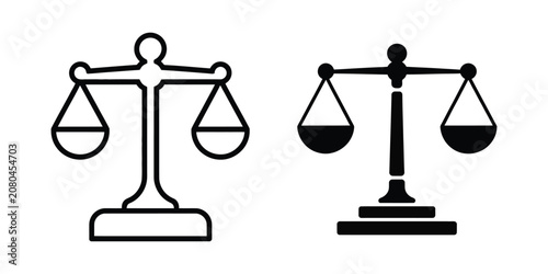 Photos Scale Icon, Vector Illustration with Editable Outline and Solid Styles for Resiz