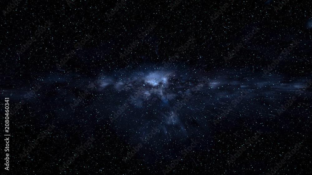 Fototapeta premium Cosmic nebula background features a modern layout. This cosmic nebula background represents network data security. Abstract cosmic nebula background design.