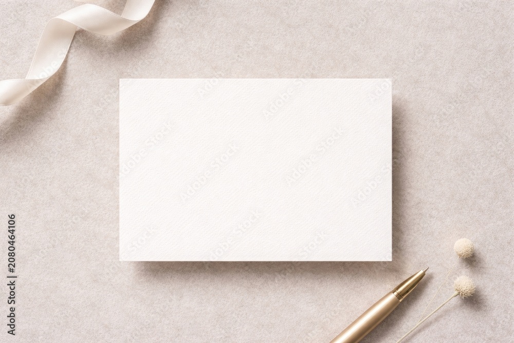 Fototapeta premium Elegant stationery with minimalist design.