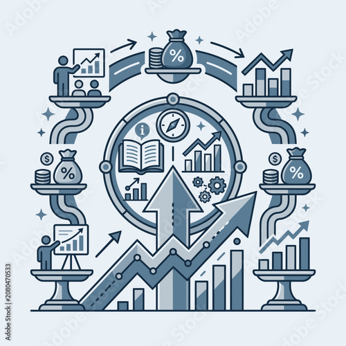 Strategic Financial Growth And Business Development Infographic Presentation