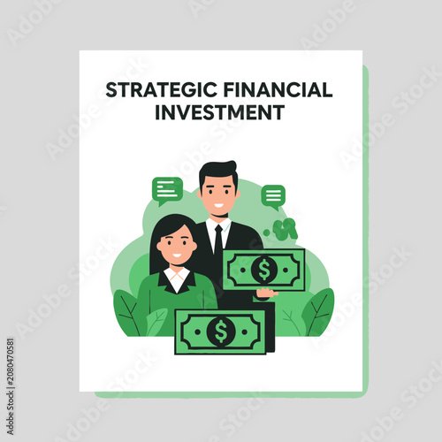 Strategic Financial Investment Planning With Professionals Holding Money