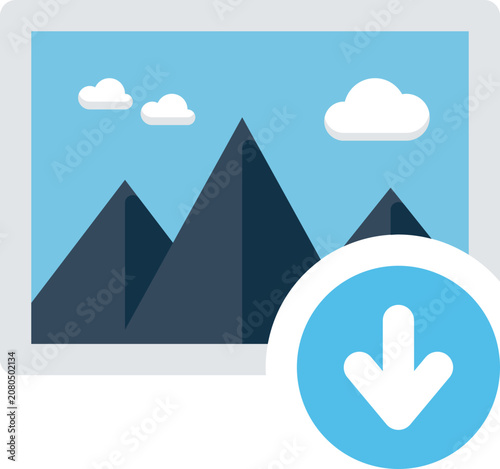 Download Image Flat Icon