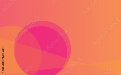Abstract background, featuring large overlapping, translucent circles in, vibrant pink and, orange colors with, a soft gradient, and smooth texture