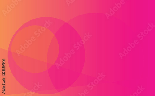 Abstract background, featuring overlapping translucent, circles in vibrant, shades of pink, and orange with, a smooth gradient, color transition