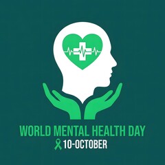 World mental health day awareness taking care of your mind