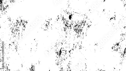 Принти на полотні Abstract grunge texture overlay in black and white stipple design with abstract