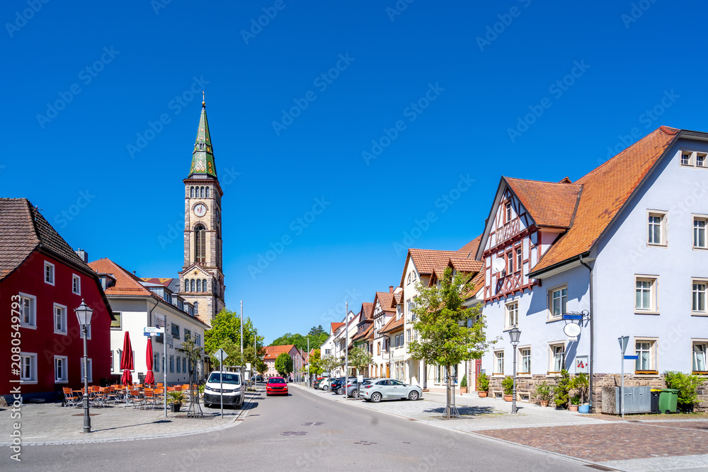 Obraz premium Altstadt, Bräunlingen, Deutschland 