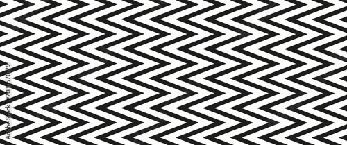 Black and white diagonal contrasting stripes with a zigzag on all sheet .Vector Illustration .EPS 10 .