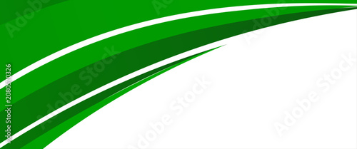 Abstract green wavy background. Graphic design banner pattern background template. dynamic curve shape design. vector illustration