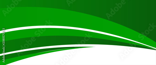 Abstract green wavy background. Graphic design banner pattern background template. dynamic curve shape design. vector illustration