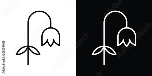 Foto Wilted flower icon
