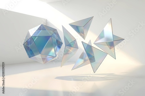 abstract geometric polygonal background
