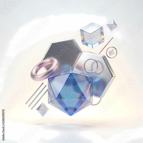 Modern abstract composition