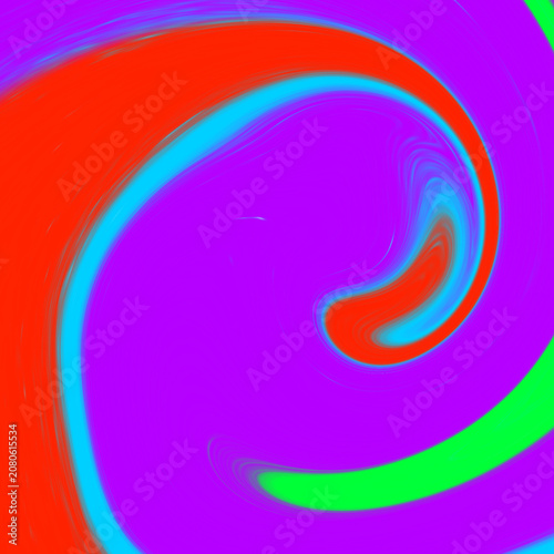 Abstract Vibrant Color Gradient Fluid Background