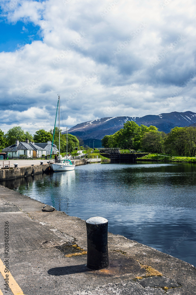 Fototapeta premium Corpach, Fort William, Scotland.
