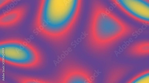 Vibrant fluid shapes ripple with heat-like gradients #5