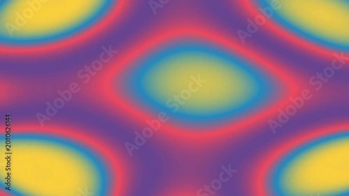 Vibrant fluid shapes ripple with heat-like gradients #3