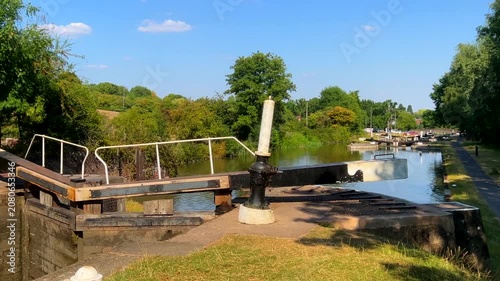 Grand Union Canal Hatton Locks Warwickshire England UK