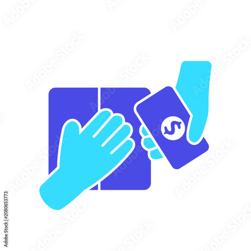 Cash on Delivery Payment Icon Concept