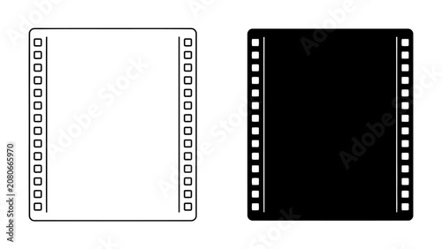 Fotografie Blank Notebook Pages: Two stylized notebook pages, one outlined in white and the other solid black, present a minimalist representation of blank canvases for ideas and creativity