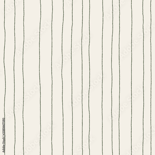 Hand Drawn Organic Stripe Seamless Pattern